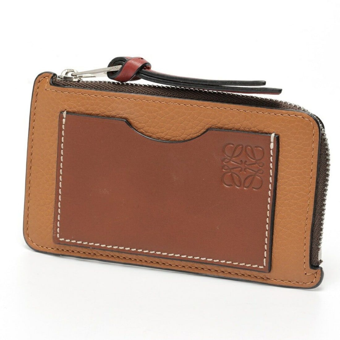 LOEWE Coin Card Holder Case C660Z40X04 Light Caramel/Pecan S-159603: --- Catalog ---Category: DesignType: Card caseColor: CamelGender: WomenMaterial: Leather Category: GeneralMPN: C660Z40X04Brand: LoeweCountry of Origin: SpainCategory: Physical PropertiesSize (HxWxD):