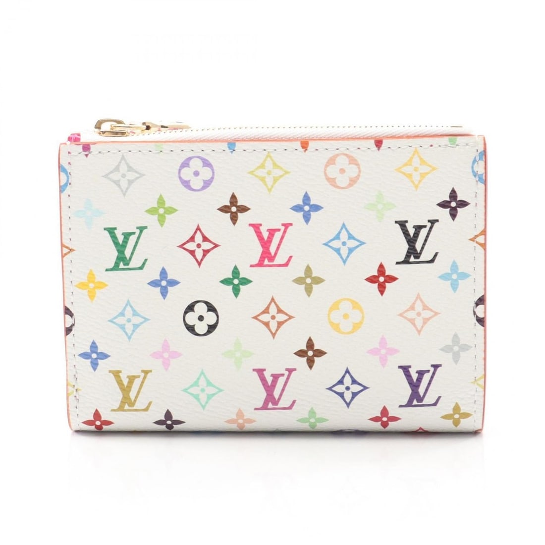 Louis Vuitton LV x TM Portefeuille Lisa Bifold Wallet in Monogram Multicolore, Coated Canvas, (1 of 17)