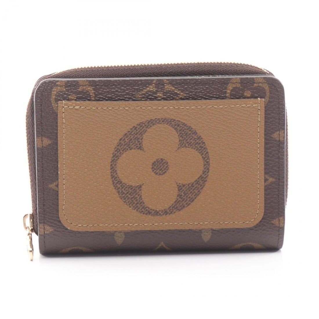 Louis Vuitton Portefeuille Lou Bifold Wallet, Leather, Monogram Reverse, Women's, Brown, M81461 (1 of 15)