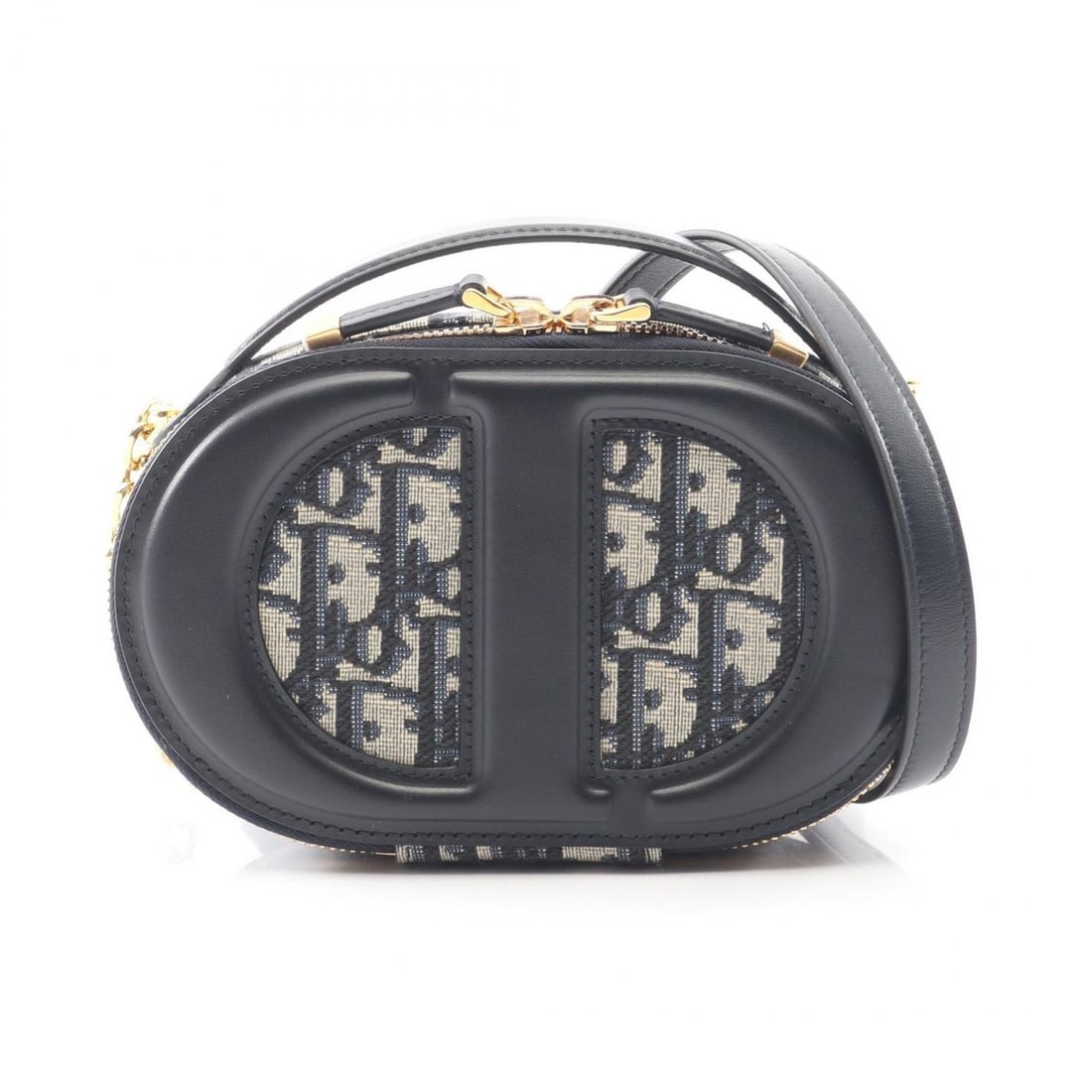 Christian Dior Dior CD Signature Oval Camera Bag, Oblique Shoulder Canvas and Leather, Women's,: --- Catalog ---Category: SizeSize (HxWxD): 11cm x 18cm x 6cm / 4.33'' x 7.08'' x 2.36''Category: DesignType: Shoulder bagColor: Beige, NavyGender: WomenMaterial: Canvas , Leather Category: GeneralMPN: