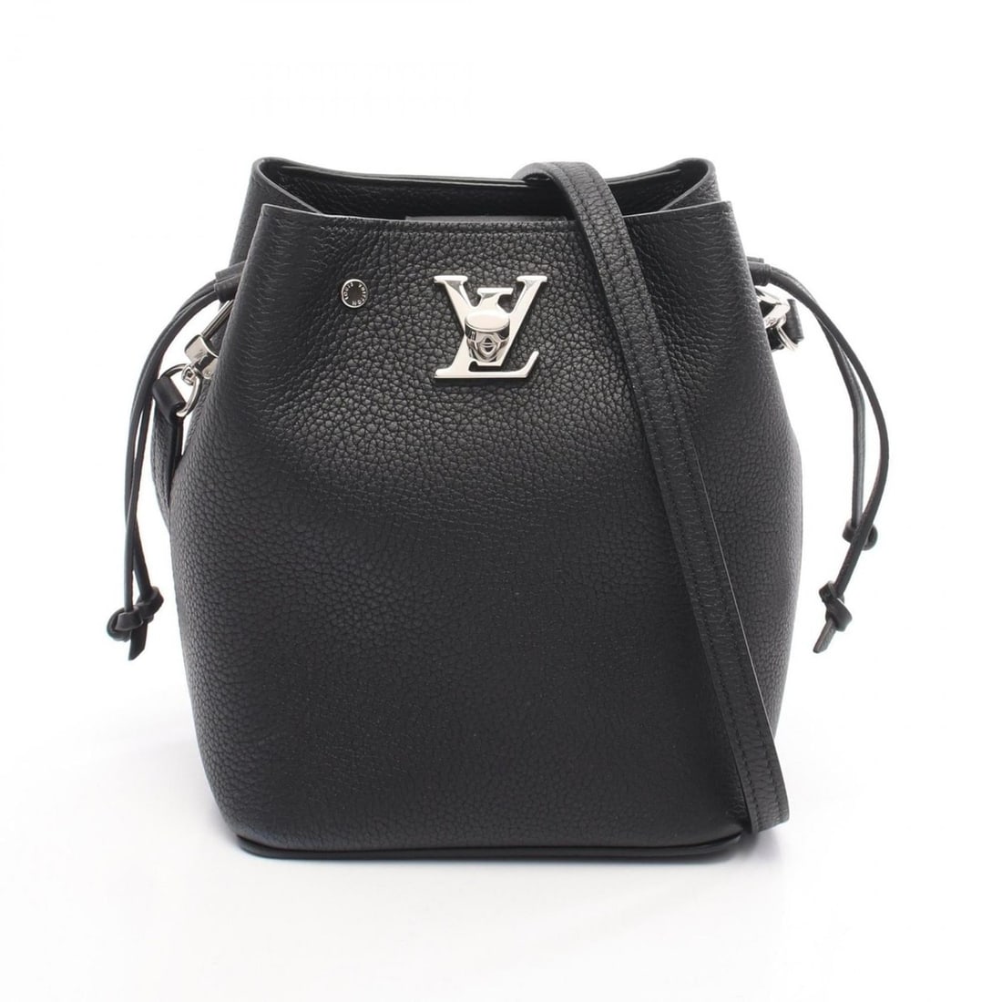 Louis Vuitton Nano Lockme Bucket Shoulder Bag, Leather, Women's, Black, M68709: --- Catalog ---Category: SizeSize (HxWxD): 15.5cm x 12.5cm x 9cm / 6.1'' x 4.92'' x 3.54''Category: DesignType: Shoulder bagColor: BlackGender: WomenMaterial: Leather Category: GeneralMPN: M68709Brand