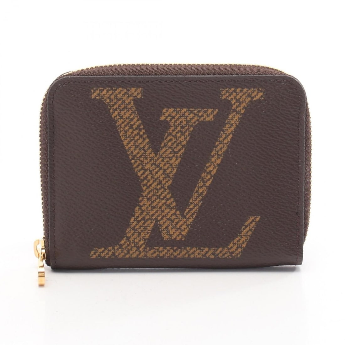 Louis Vuitton Zippy Coin Purse, Coated Canvas Monogram Giant, Women's, Brown, M69354 (1 of 15)