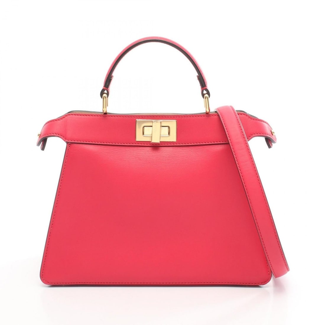 Fendi Peekaboo I See You Small Handbag, Leather, Women's, Pink, 8BN327 A6V3: --- Catalog ---Category: SizeSize (HxWxD): 20cm x 27cm / 7.87'' x 10.62''Category: DesignType: HandbagColor: PinkGender: WomenMaterial: Leather Category: GeneralMPN: 8BN327 A6V3Brand: Fendi--- Item Li