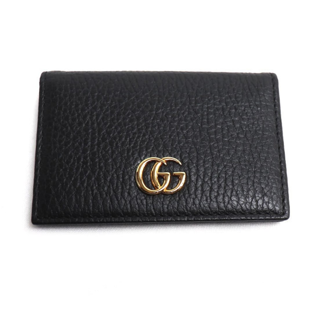 GUCCI GG Marmont Card Case, Black, Men's, 474749 (1 of 13)