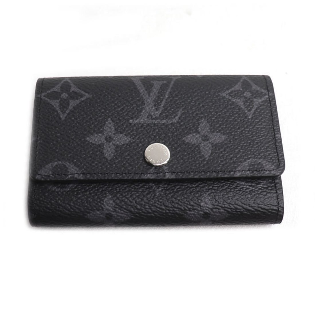 LOUIS VUITTON Louis Vuitton Multicle 6 Key Case Monogram Eclipse M82603 Men's: --- Catalog ---Category: DesignType: KeycaseColor: BlackGender: MenMaterial: Monogram Eclipse Category: GeneralMPN: M82603Brand: Louis VuittonCategory: Physical PropertiesSize (HxWxD): 7cm x 10.5cm x