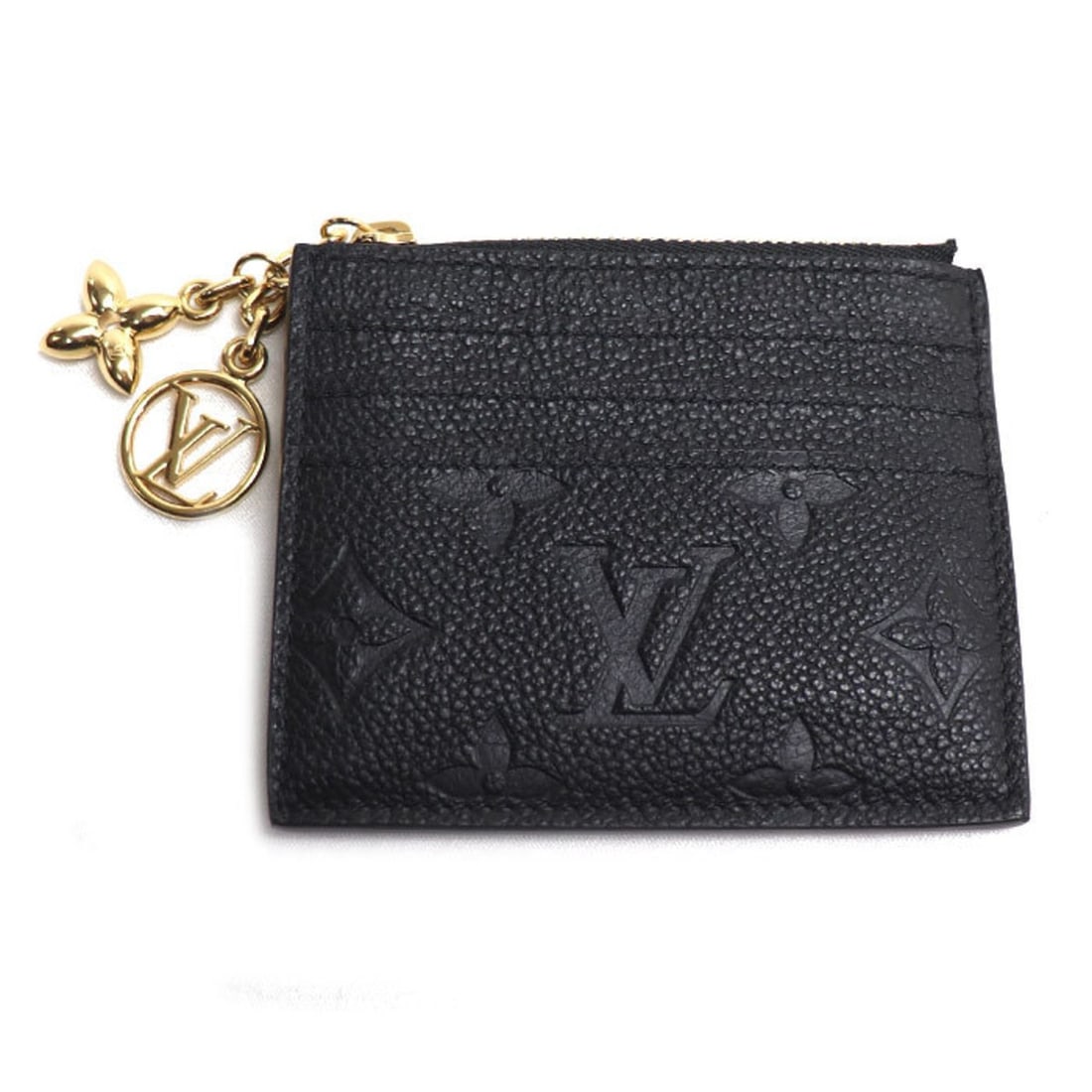 LOUIS VUITTON Louis Vuitton Card Case Porte Cult Flora Coin Monogram Empreinte Black M82639 IC: --- Catalog ---Category: DesignType: Card caseColor: BlackGender: WomenMaterial: Monogram Empreinte Category: GeneralMPN: M82639Brand: Louis VuittonCountry of Origin: FranceCategory: Physical Properti