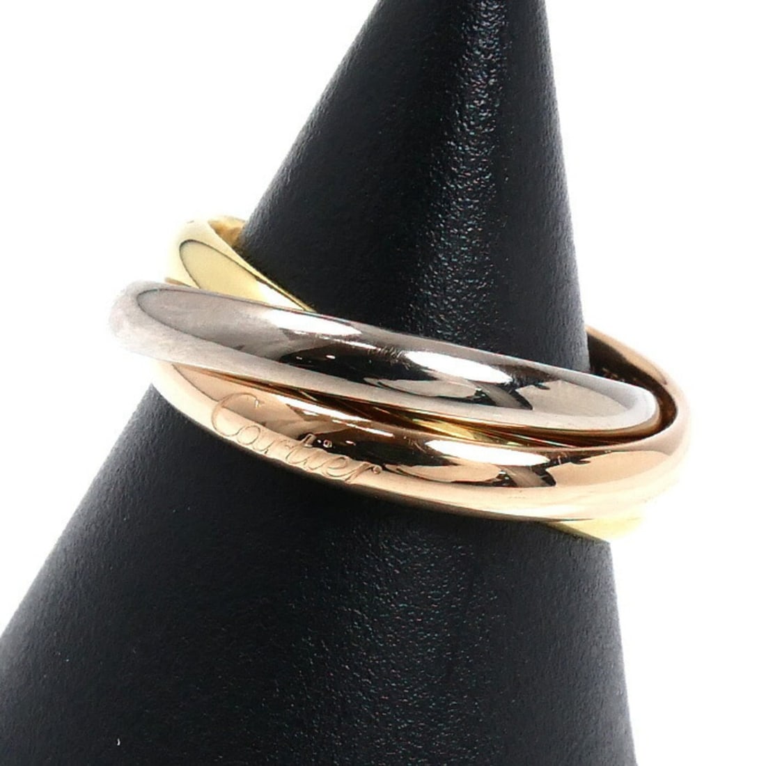 CARTIER Trinity Classic Ring, 18K Pink Gold (K18PG), Yellow (K18YG), 11.1g, Women's, Size 20 (1 of 20)