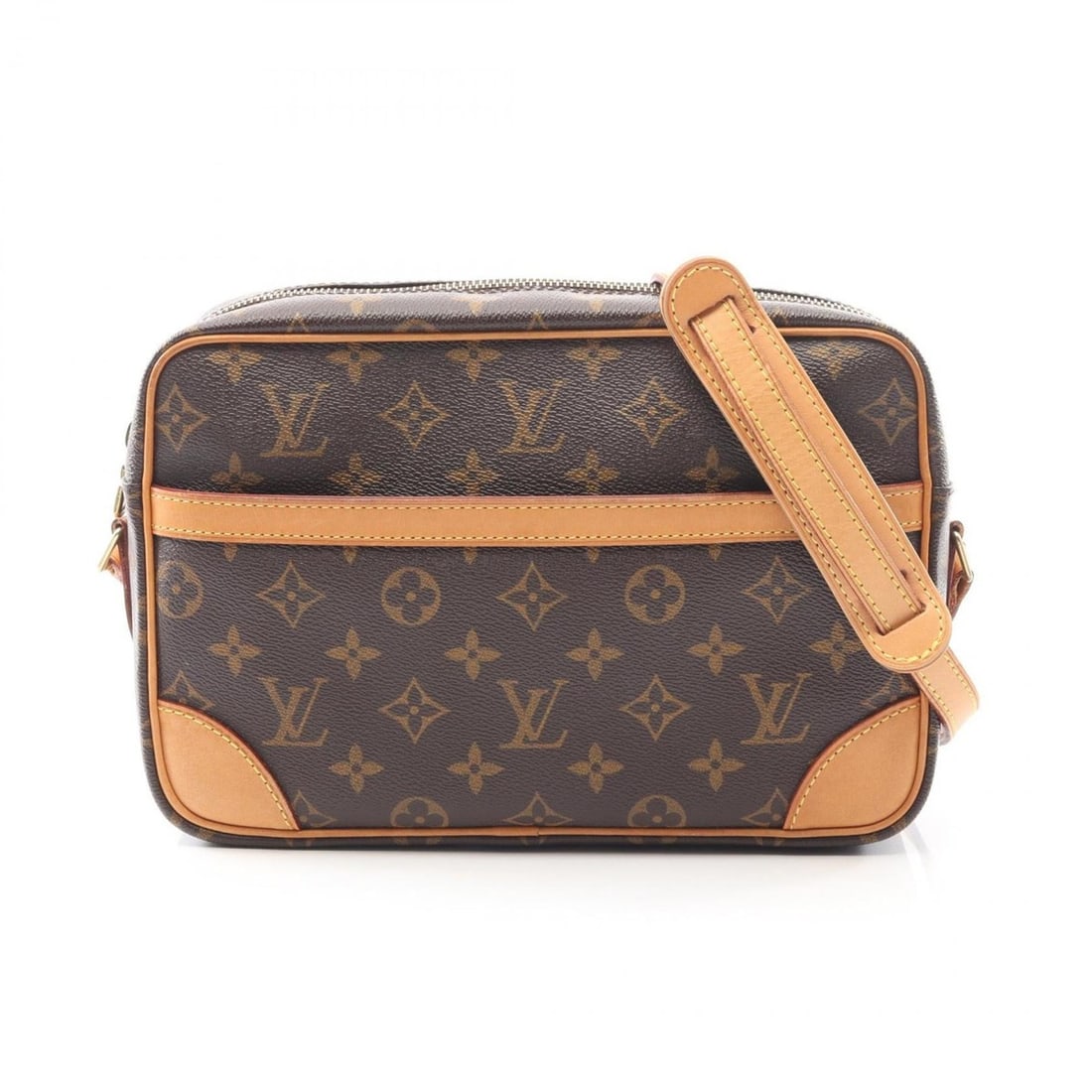Louis Vuitton Trocadero 27 Shoulder Bag, Coated Canvas and Leather, Monogram, Women's, Brown, M51274 (1 of 10)