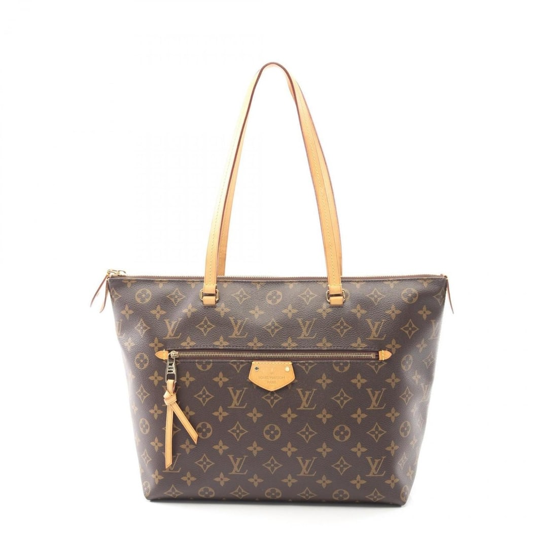 Louis Vuitton Iena MM Shoulder Bag, Coated Canvas and Leather, Monogram, Women's, Brown, M42267 (1 of 20)