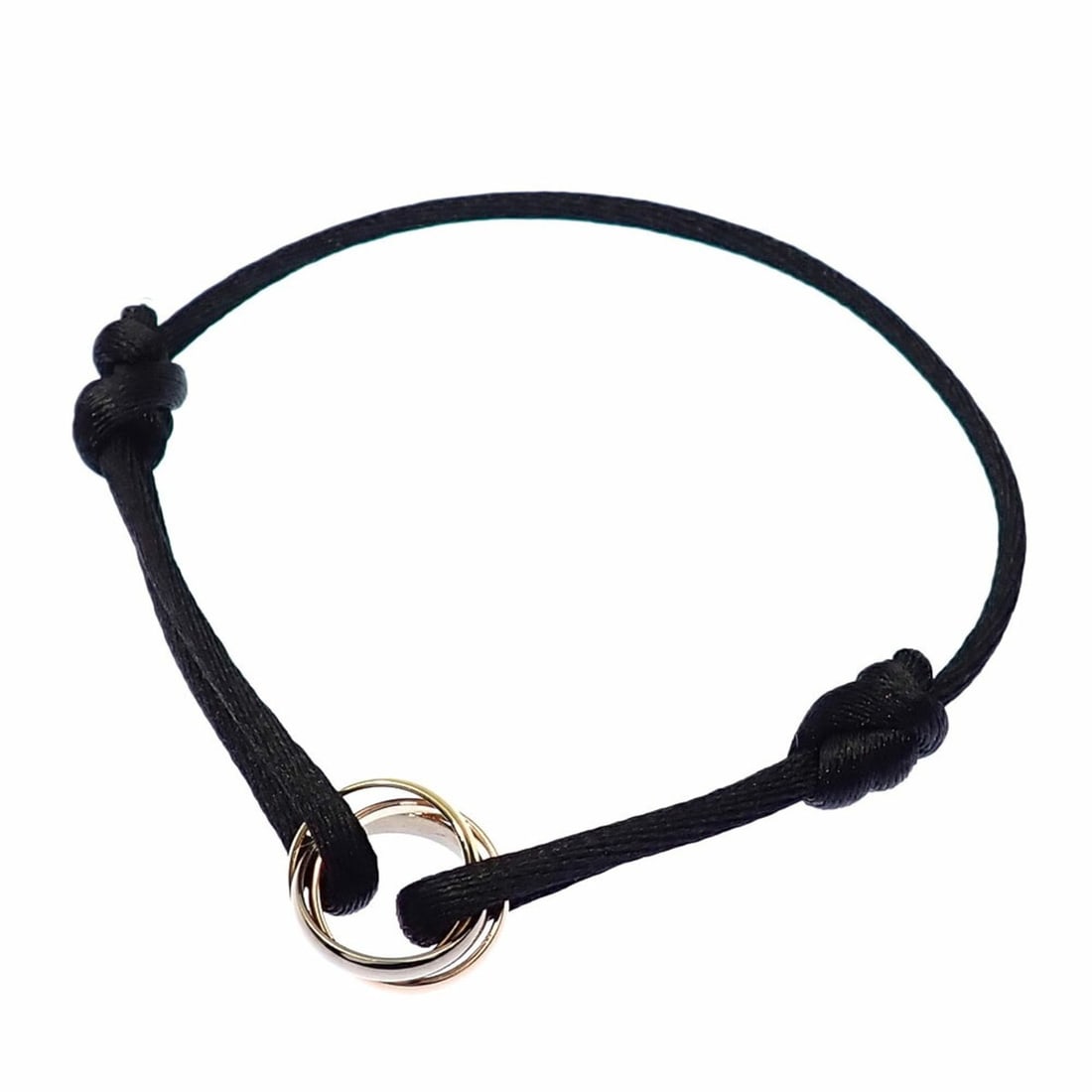 Cartier Trinity Bracelet for Women 18KYG/PG/WG 3.1g B6016700 750 18K Three-Color Gold: --- Catalog ---Category: SizeLength: 16cm / 6.29''Category: DesignType: Charm braceletColor: Pink gold, White gradient, Yellow goldGender: WomenMaterial: Pink gold (18K), White gold (18K), Yellow gold