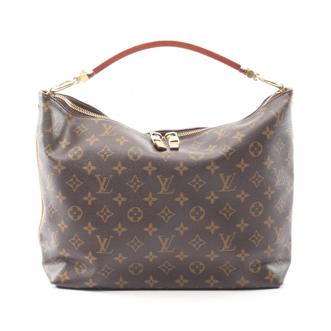 Louis Vuitton Sully PM Shoulder Bag, Coated Canvas and Leather, Monogram, Women's, Brown, M40586 (1 of 20)