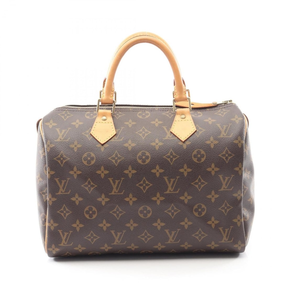 Louis Vuitton Speedy 30 Handbag, Coated Canvas and Leather, Monogram, Women's, Brown, M41526 (1 of 20)