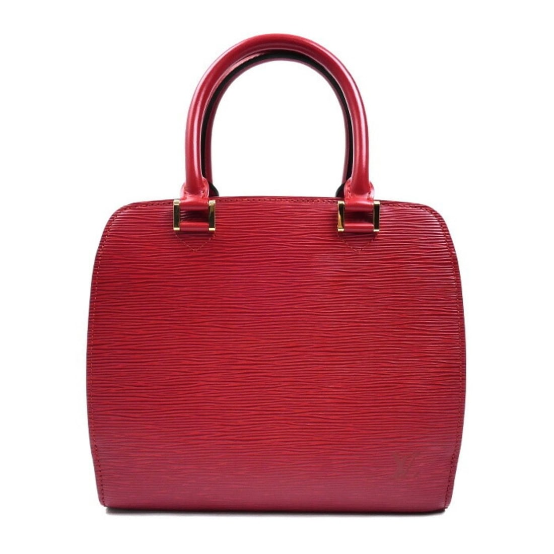LOUIS VUITTON Pont Neuf Handbag Epi Red M5205E Women's (1 of 19)
