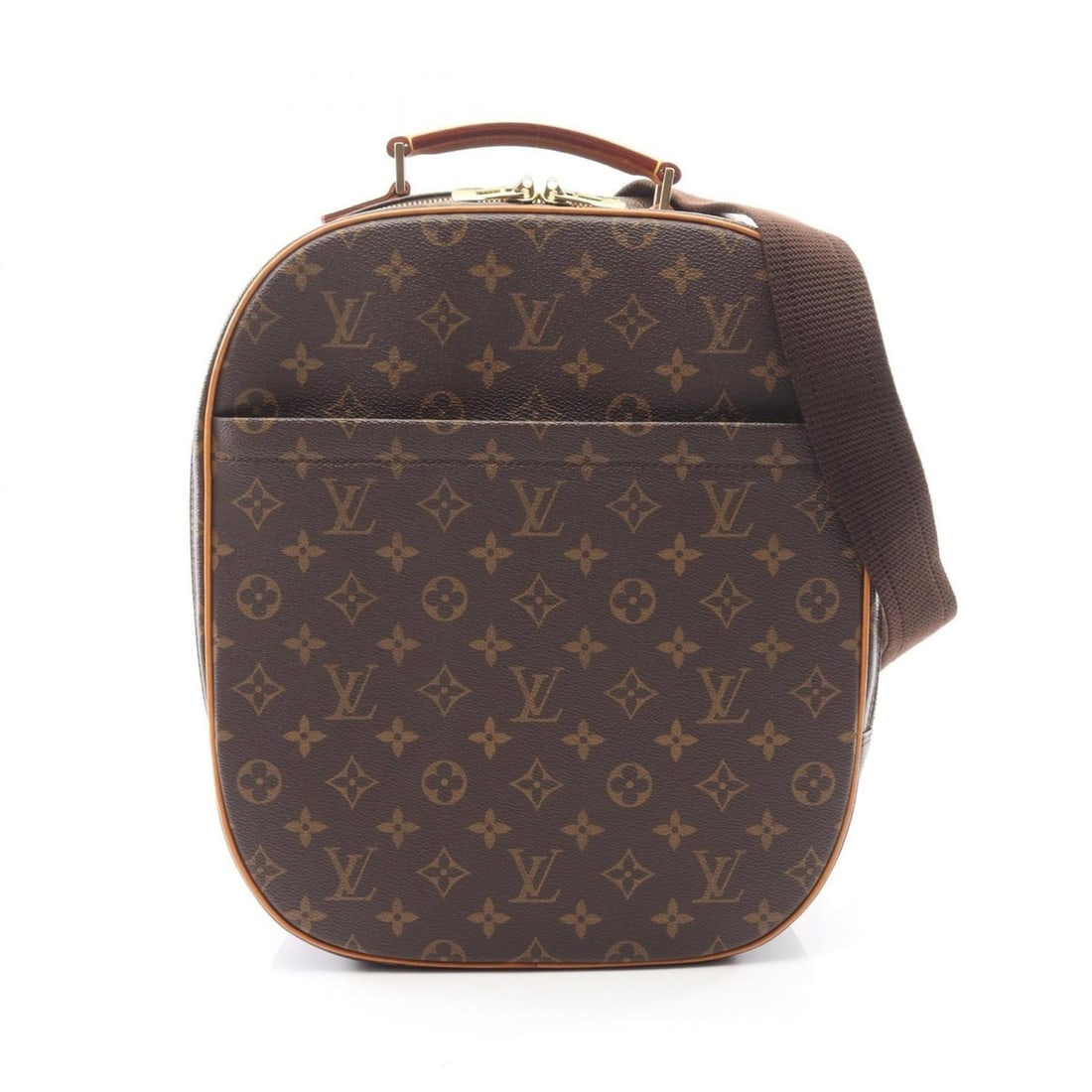 Louis Vuitton Pac-All Sac-Ado Handbag, Coated Canvas and Leather, Monogram, Women's, Brown, M51132 (1 of 20)