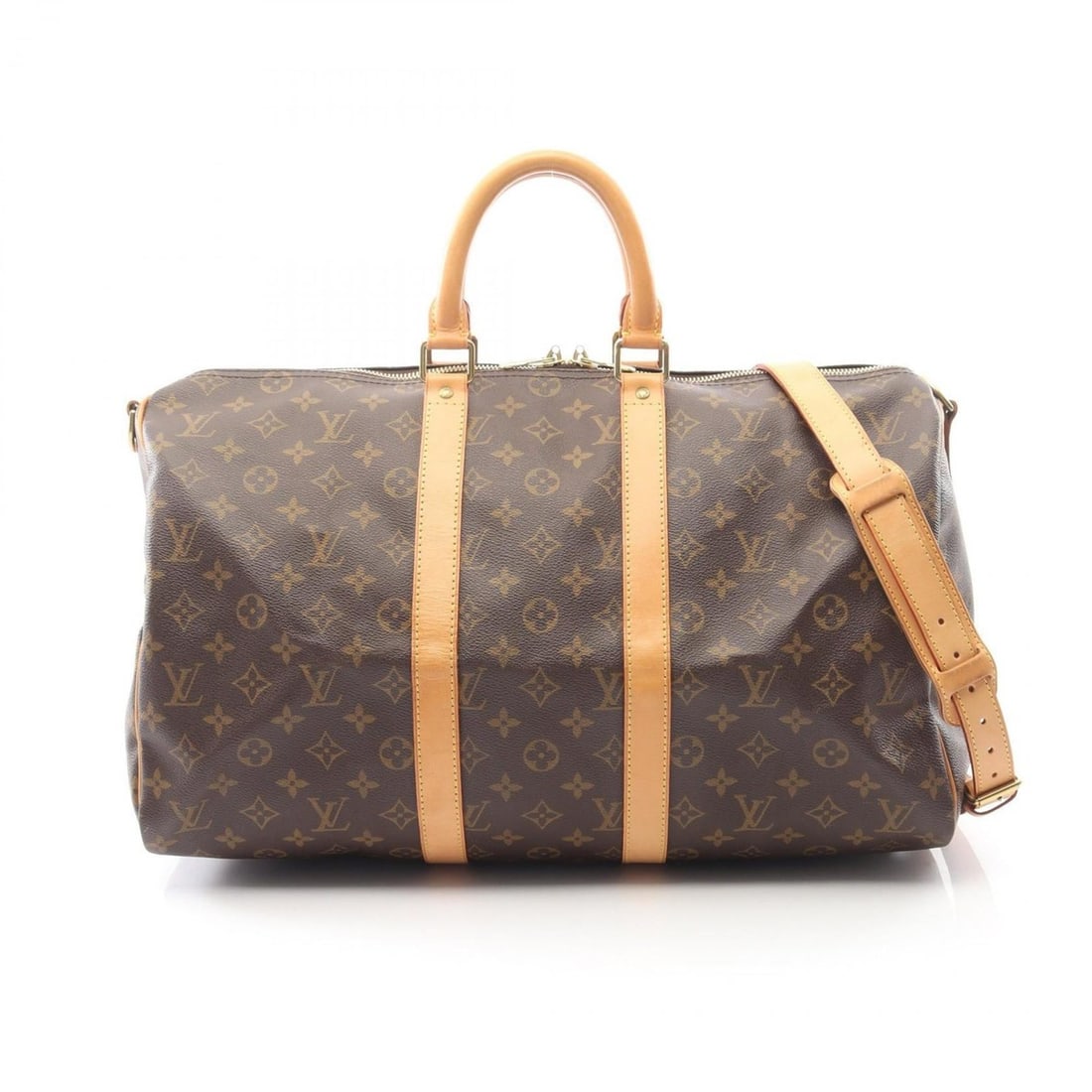 Louis Vuitton Keepall Bandouliere 45 Boston Bag, Coated Canvas and Leather, Monogram, Men's Women's, (1 of 20)