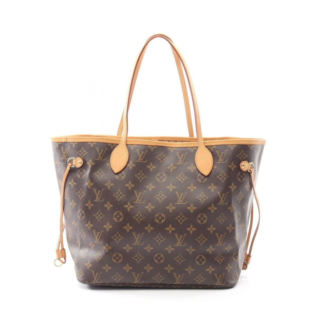 Louis Vuitton Neverfull MM Tote Bag, Coated Canvas and Leather, Monogram, Women's, Brown, M40156 (1 of 17)