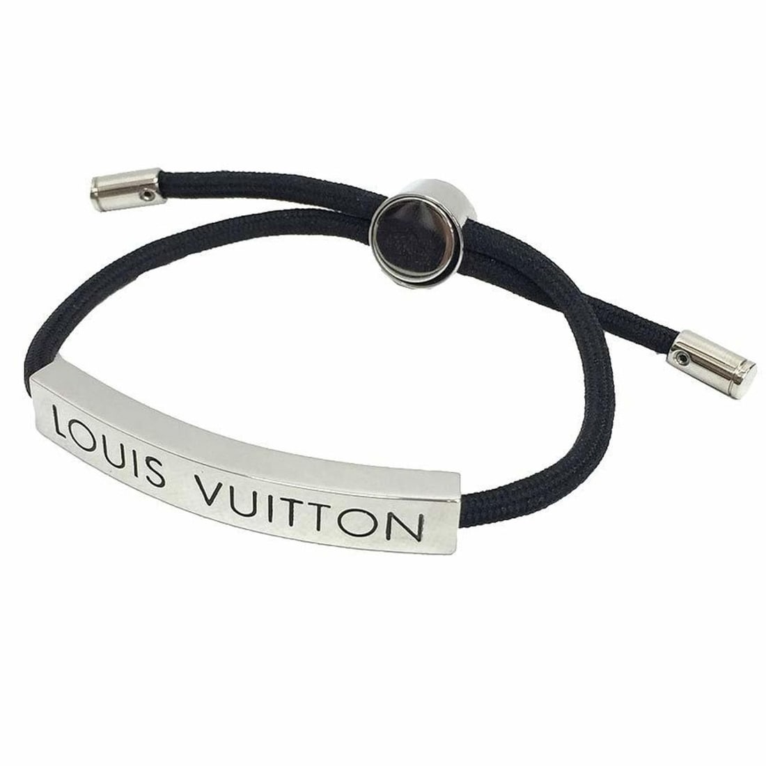 LOUIS VUITTON Louis Vuitton Bracelet LV Space M00273 Bangle Men's: --- Catalog ---Category: SizeLength: 24.5cm / 9.64''Category: DesignType: Charm braceletColor: Black, SilverGender: MenMaterial: Metal, NylonCategory: GeneralBrand: Louis Vuitton--- Item List ---Secti
