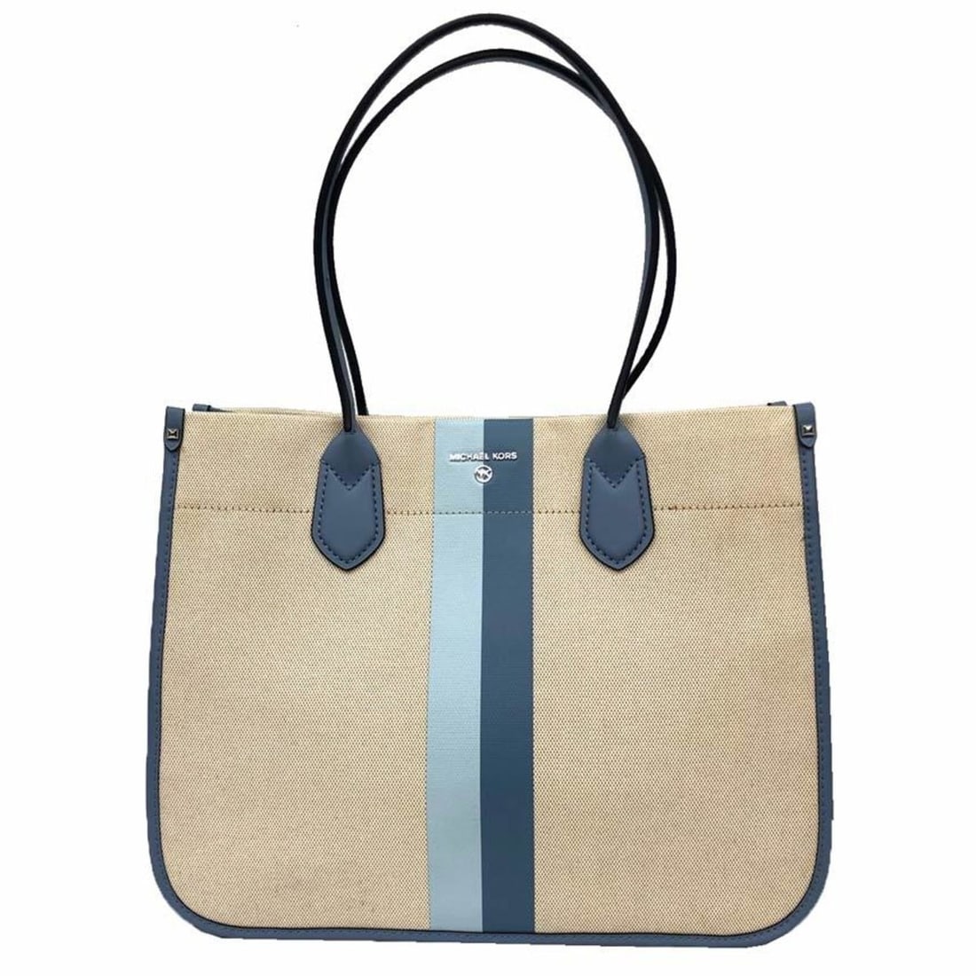MICHAEL KORS Michael Kors Tote Bag 30S2SH6T3C CHAMBRAY MLT NS: --- Catalog ---Category: SizeSize (HxWxD): 31cm x 39cm x 14cm / 12.2'' x 15.35'' x 5.51''Category: DesignType: Tote bagColor: Beige, BlueGender: WomenMaterial: Canvas , Leather Category: GeneralBrand: