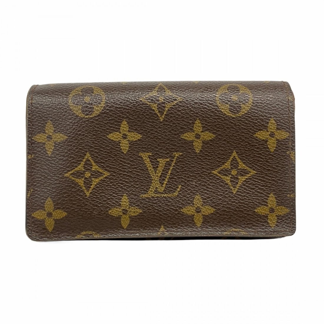 Louis Vuitton Monogram Porte Monnaie-Vieux-Tresor Wallet M61730 Brown Women's (1 of 18)