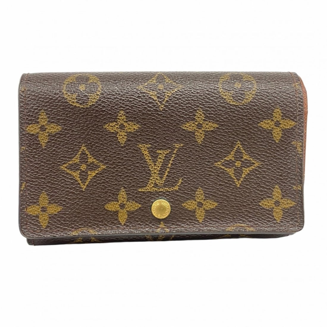 Louis Vuitton Monogram Porte Monnaie-Vieux-Tresor Wallet M61730 Brown Women's (1 of 20)
