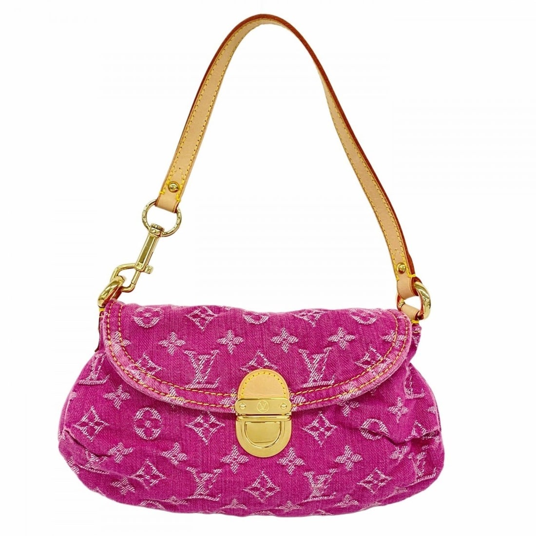 Louis Vuitton Monogram Denim Handbag M95216 Fuchsia Women's: --- Catalog ---Category: SizeSize (HxWxD): 16cm x 29cm x 5cm / 6.29'' x 11.41'' x 1.96''Category: DesignType: HandbagColor: FuchsiaGender: WomenCategory: GeneralMPN: M95216Brand: Louis Vuitton--- Item