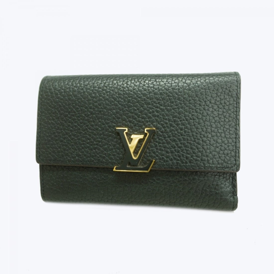 Louis Vuitton Tri-fold Wallet, Taurillon Portefeuille Capucines Compact, M62157, Noir, Hot Pink,: --- Catalog ---Category: SizeSize (HxWxD): 9cm x 13.5cm x 2cm / 3.54'' x 5.31'' x 0.78''Category: DesignType: Wallet (tri-fold)Color: Hot pink, NoirGender: WomenCategory: GeneralMPN: M62157Brand: Loui