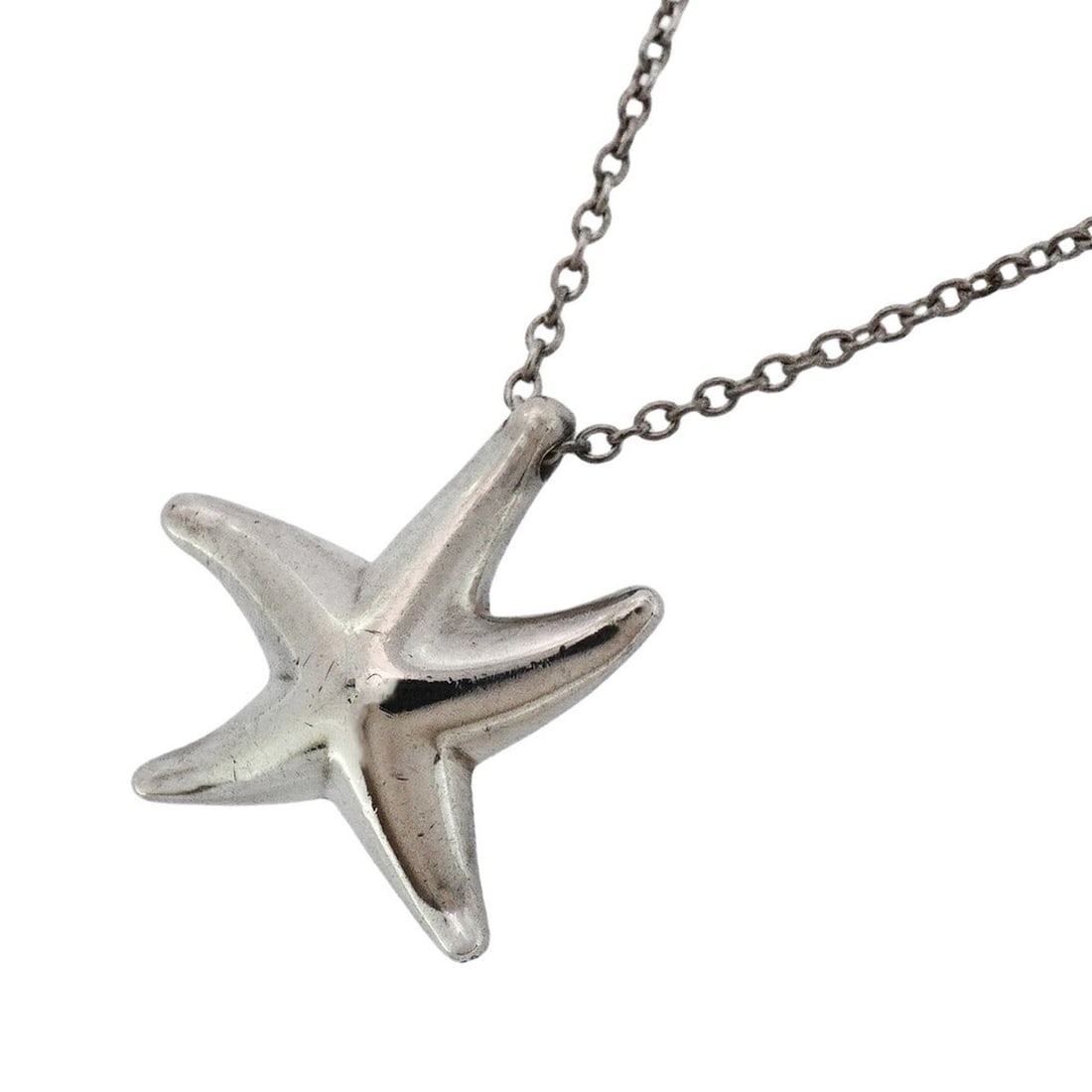 Tiffany Starfish Necklace in Silver 925 for Women: --- Catalog ---Category: SizePendant Size: 15mm x 14.3mm / 0.59'' x 0.56''Neck Circumference: 43 cm / 16.92''Category: DesignGender: WomenMaterial: Silver 925Necklace Type: NecklaceCategory: GeneralBr