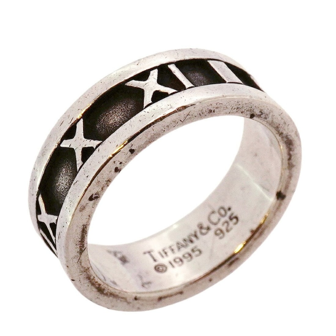Tiffany Atlas ring, silver 925, size 9, for women: --- Catalog ---Category: SizeJP Size: 9US Size: 5Category: DesignType: Band ringGender: WomenMaterial: Silver 925Category: GeneralBrand: Tiffany--- Item List ---Section: ConditionRanking: Rank AB Used