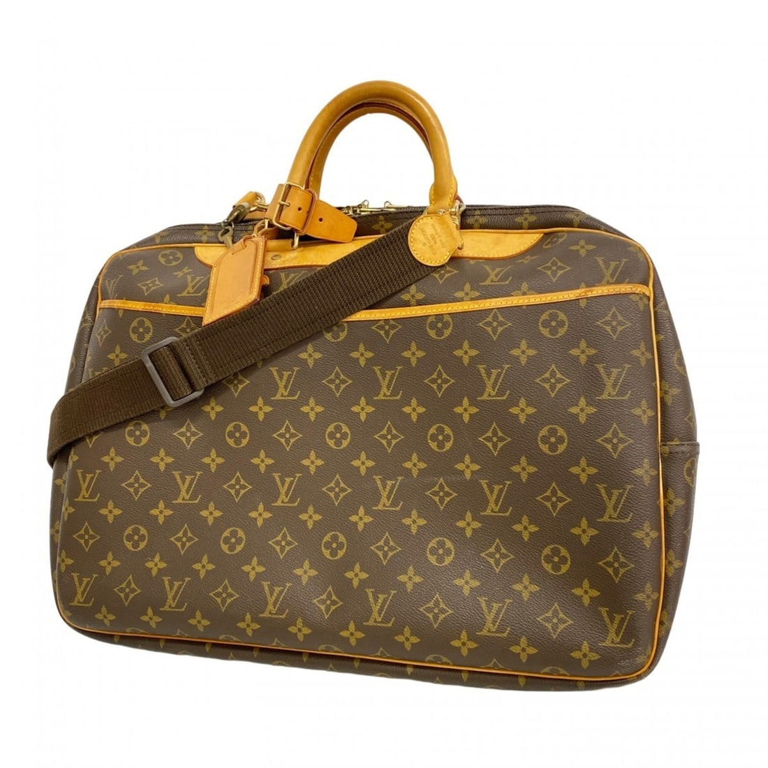 Louis Vuitton Monogram Alizee 24H Boston Bag M41399 Brown Men's/Women's (1 of 16)