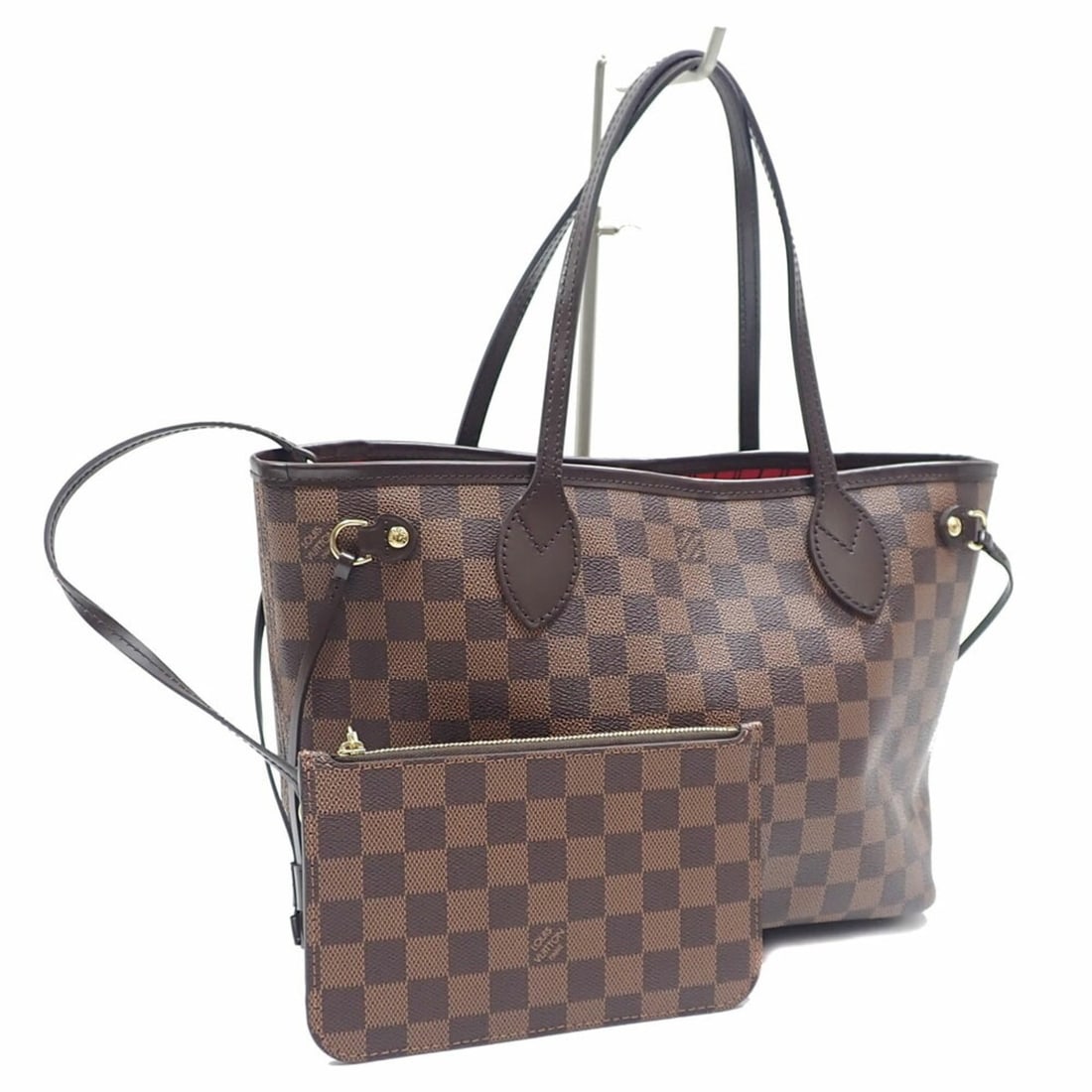 Louis Vuitton Damier Ebene Neverfull PM Tote Bag Women's N41359: --- Catalog ---Category: SizeSize (HxWxD): 21cm x 28.5cm x 12.5cm / 8.26'' x 11.22'' x 4.92''Category: DesignType: Tote bagColor: BrownGender: WomenMaterial: Damier Canvas Category: GeneralMPN: N41359