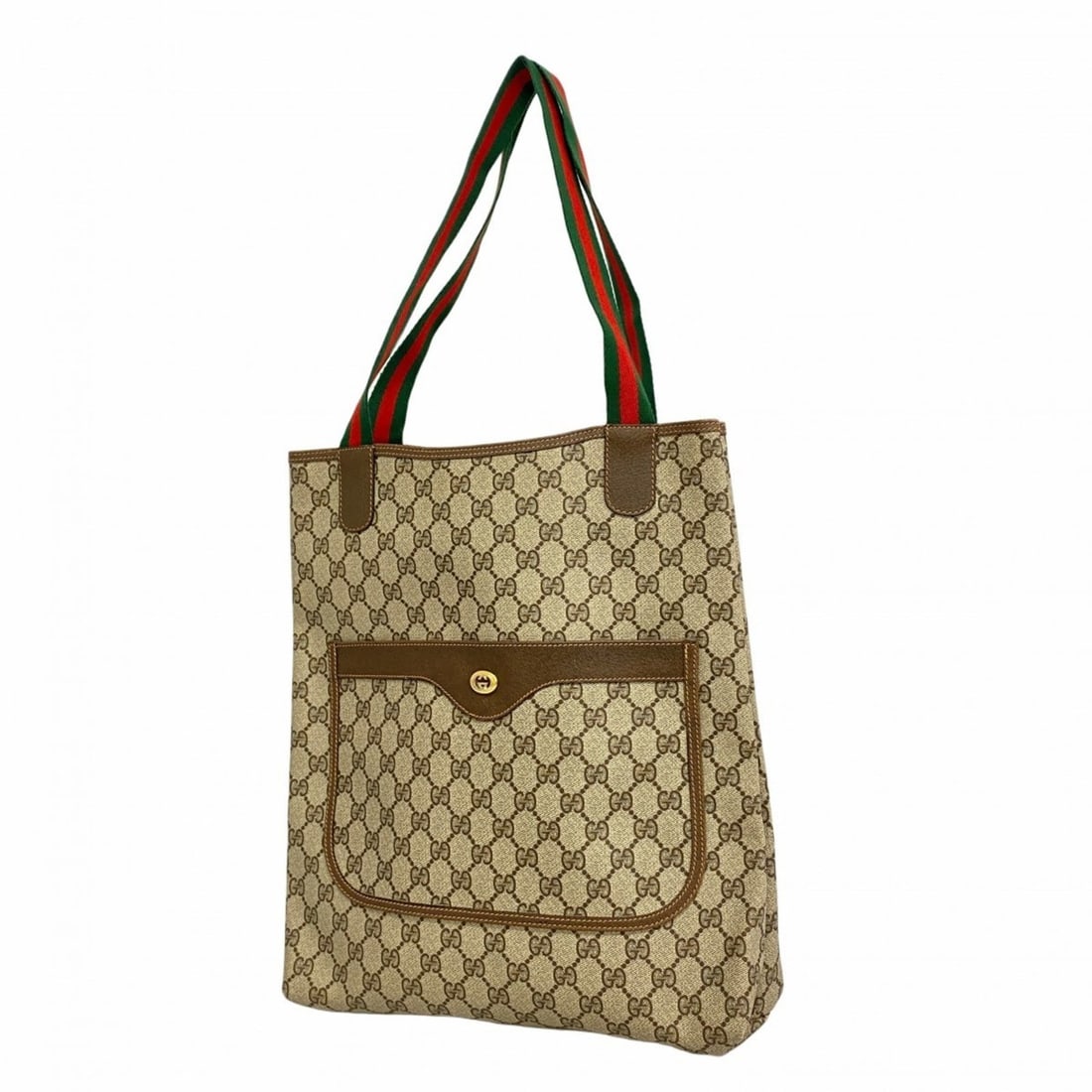 Gucci GG Supreme Sherry Line Tote Bag 89 02 003 Brown Gold Women's: --- Catalog ---Category: SizeSize (HxWxD): 36cm x 31.5cm x 8.5cm / 14.17'' x 12.4'' x 3.34''Category: DesignType: Tote bagColor: BrownGender: WomenMaterial: PVC Hardware Color: Gold, SilverCategory: G