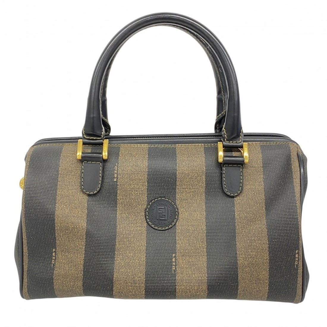 Fendi Pecan Black Handbag for Women: --- Catalog ---Category: SizeSize (HxWxD): 17cm x 27cm x 14cm / 6.69'' x 10.62'' x 5.51''Category: DesignType: HandbagColor: BlackGender: WomenMaterial: PVC Hardware Color: GoldCategory: GeneralBrand: