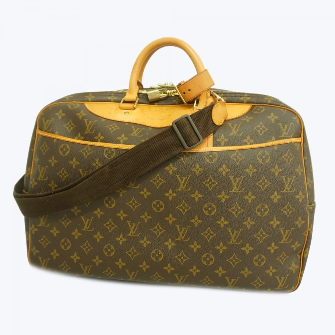 Louis Vuitton Monogram Alizee 24H Boston Bag M41399 Brown Men's/Women's (1 of 16)