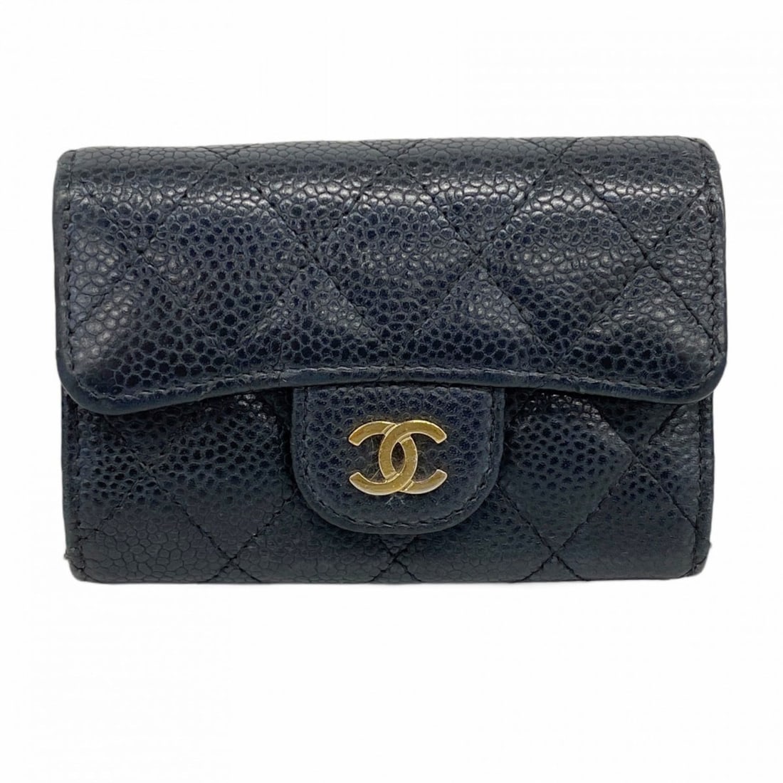 Chanel Matelasse Caviar Leather Key Case, Black, Women's: --- Catalog ---Category: DesignType: KeycaseColor: BlackGender: WomenMaterial: Grained Calfskin Category: GeneralBrand: ChanelCategory: Physical PropertiesSize (HxWxD): 7cm x 10.5cm x 2cm / 2.75'' x 4