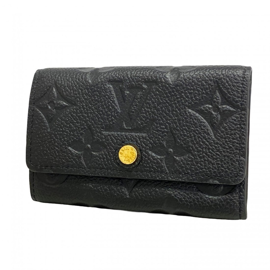 Louis Vuitton Monogram Empreinte Multicle 6 Key Case, Noir, Women's, M64421: --- Catalog ---Category: SizeSize (HxWxD): 7cm x 10.5cm x 1.5cm / 2.75'' x 4.13'' x 0.59''Category: DesignColor: Monogram, NoirGender: WomenMaterial: Monogram Empreinte Category: GeneralLine: Monogram