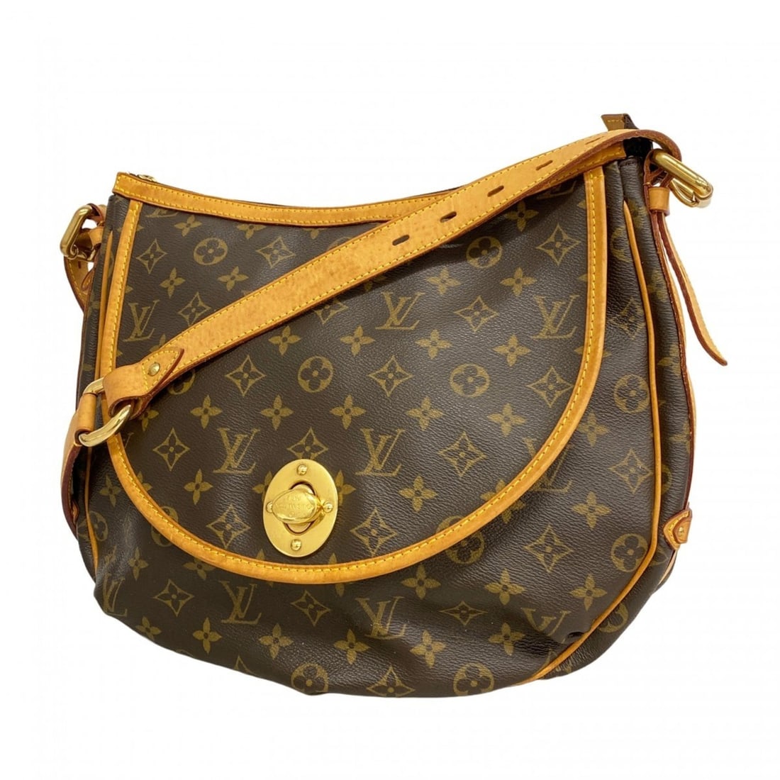 Louis Vuitton Monogram Toulon GM Shoulder Bag M40075 Brown Women's (1 of 15)