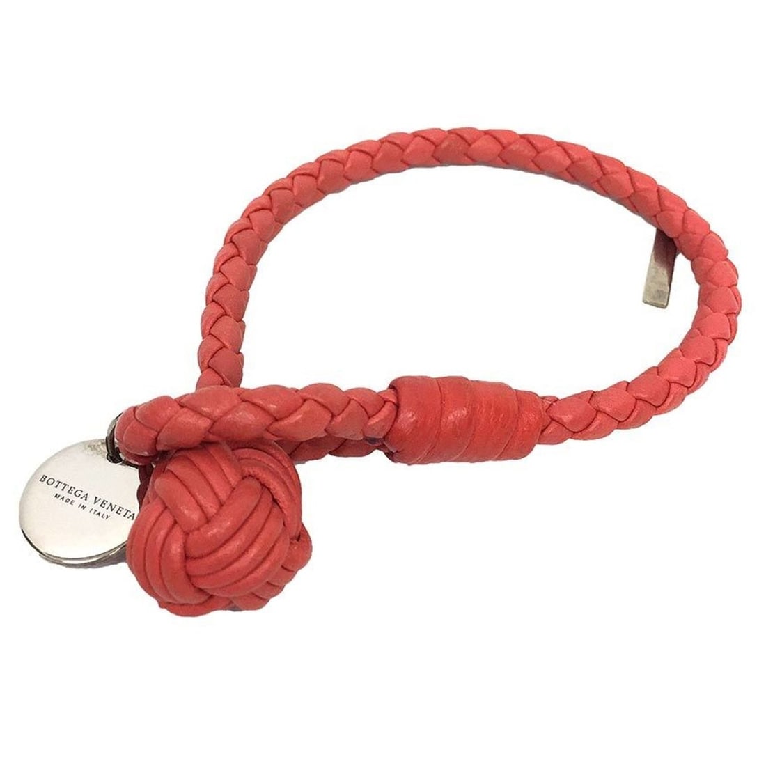 Bottega Veneta Intrecciato Bracelet, Small, Orange, Men's, Women's, Unisex Bangle (1 of 14)