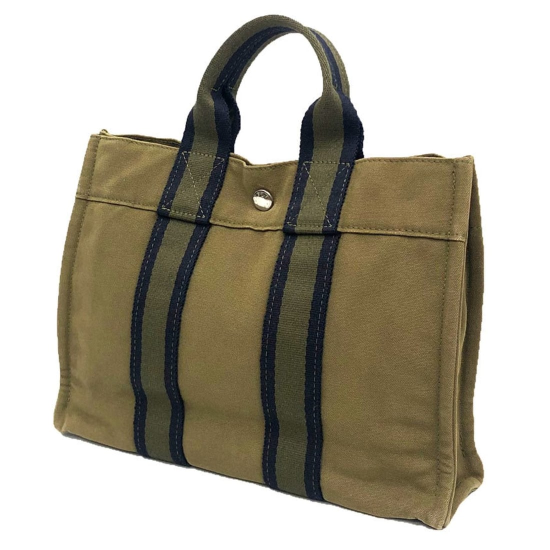HERMES Hermes Foul Tote PM Bag Hand Khaki (1 of 7)