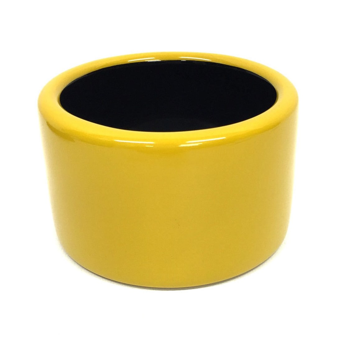 HERMES bangle bracelet, limited edition, made in Vietnam, lacquered wood (lacquered), yellow, unisex (1 of 7)