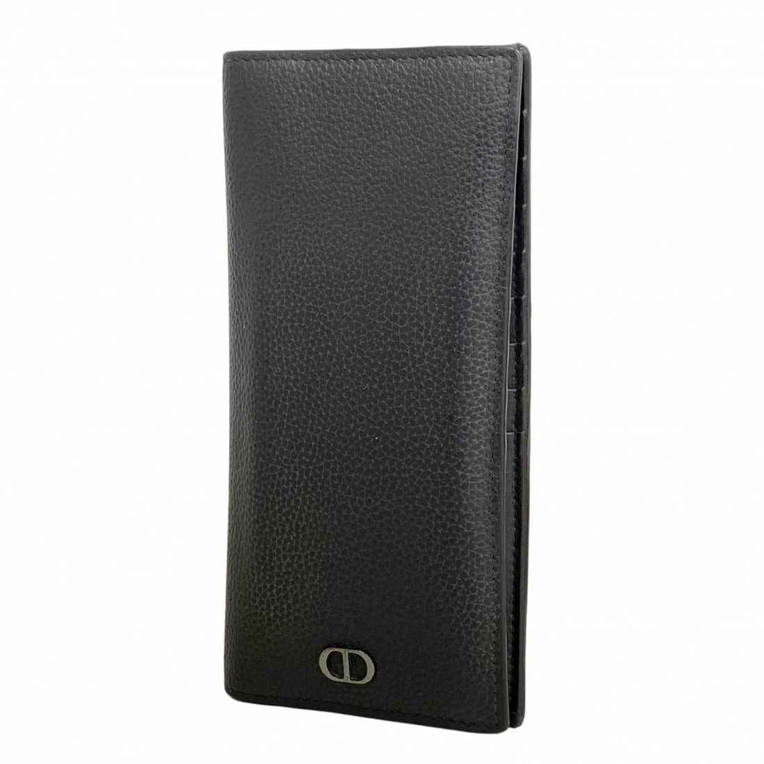 Christian Dior Men's Leather Long Wallet in Black: --- Catalog ---Category: SizeSize (HxWxD): 18cm x 9.5cm x 2cm / 7.08'' x 3.74'' x 0.78''Category: DesignType: Long wallet (bi-fold)Color: BlackGender: MenMaterial: Leather Category: GeneralBrand: Chri
