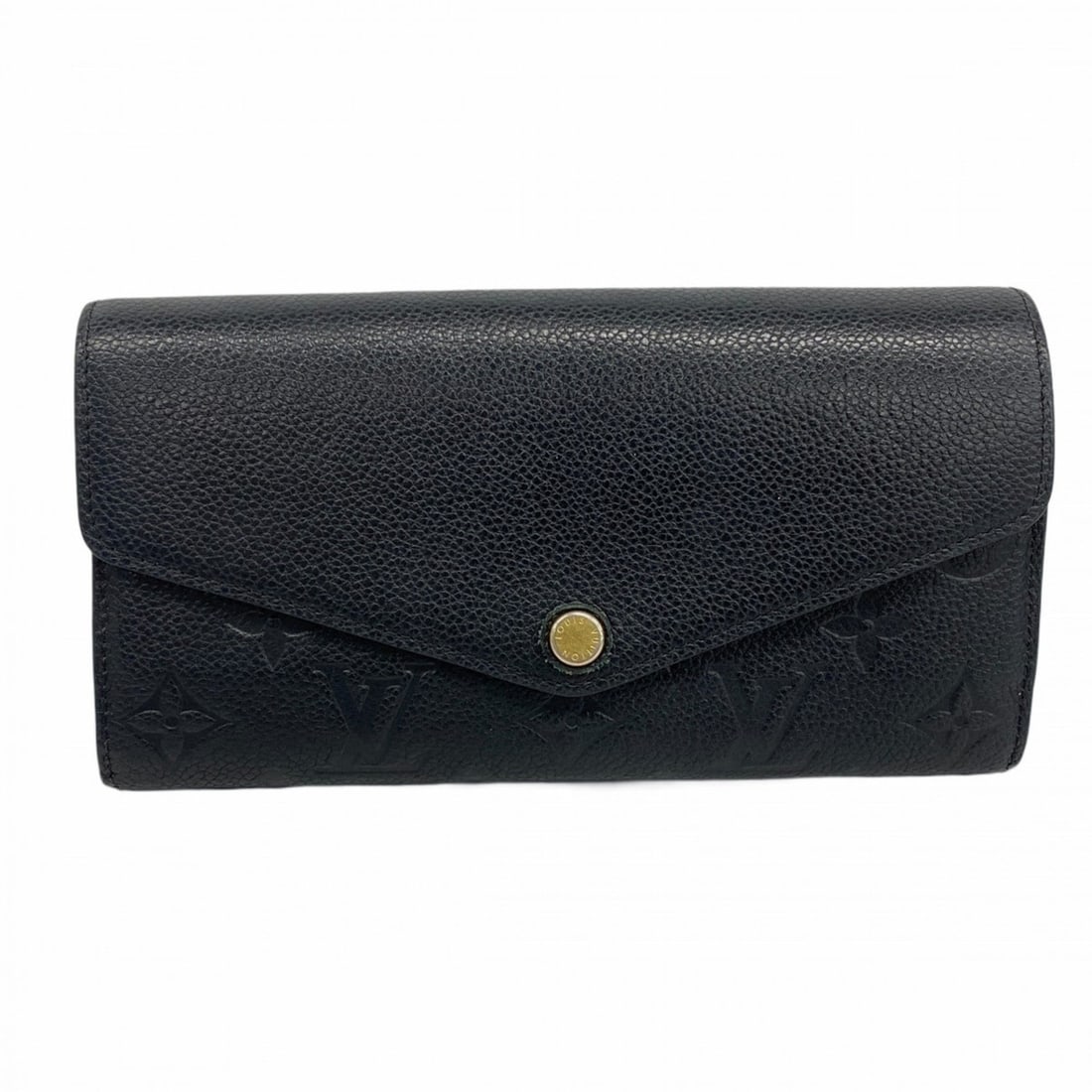 Louis Vuitton Monogram Empreinte Portefeuille Sarah Long Wallet M61182 Noir Women's (1 of 13)
