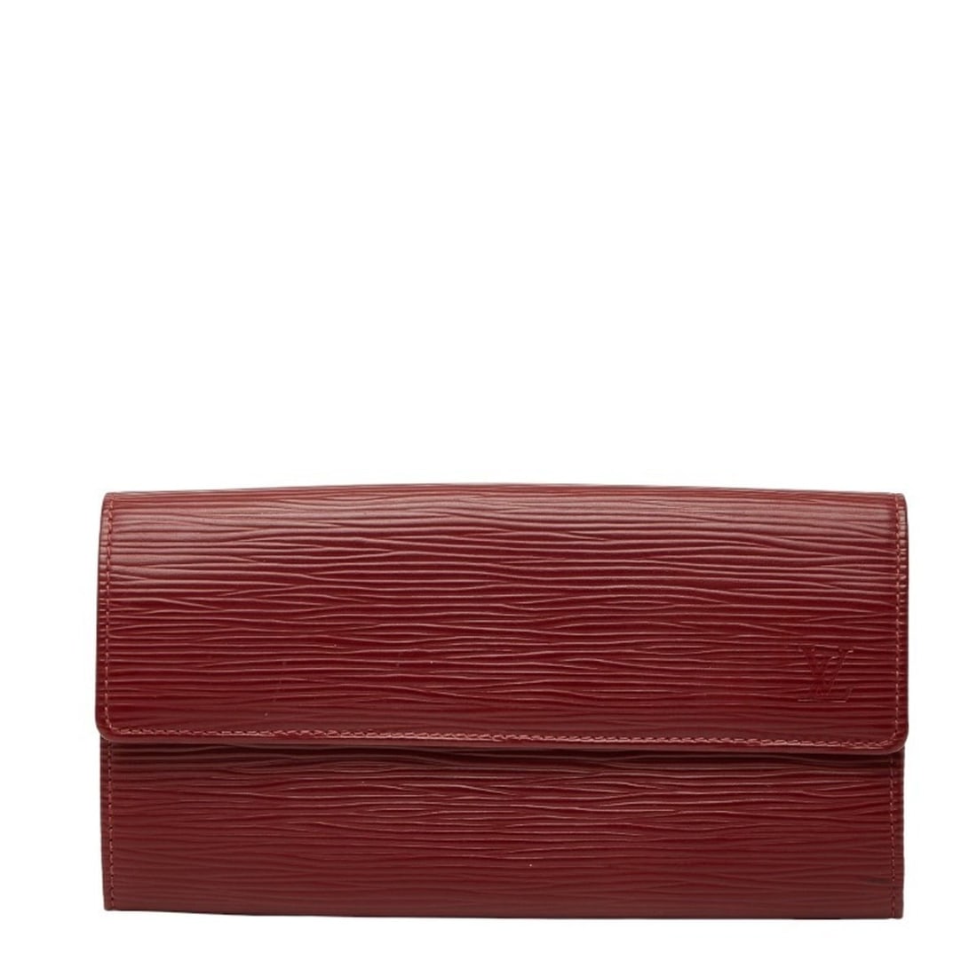 Louis Vuitton Epi Portefeuille Sarah Bifold Wallet M60316 Red Leather Women's LOUIS VUITTON: --- Catalog ---Category: SizeSize (HxWxD): 10cm x 19cm x 1.5cm / 3.93'' x 7.48'' x 0.59''Category: DesignType: Wallet (bi-fold)Color: Red colorGender: WomenMaterial: Cuir Ombre leather Category: Gener