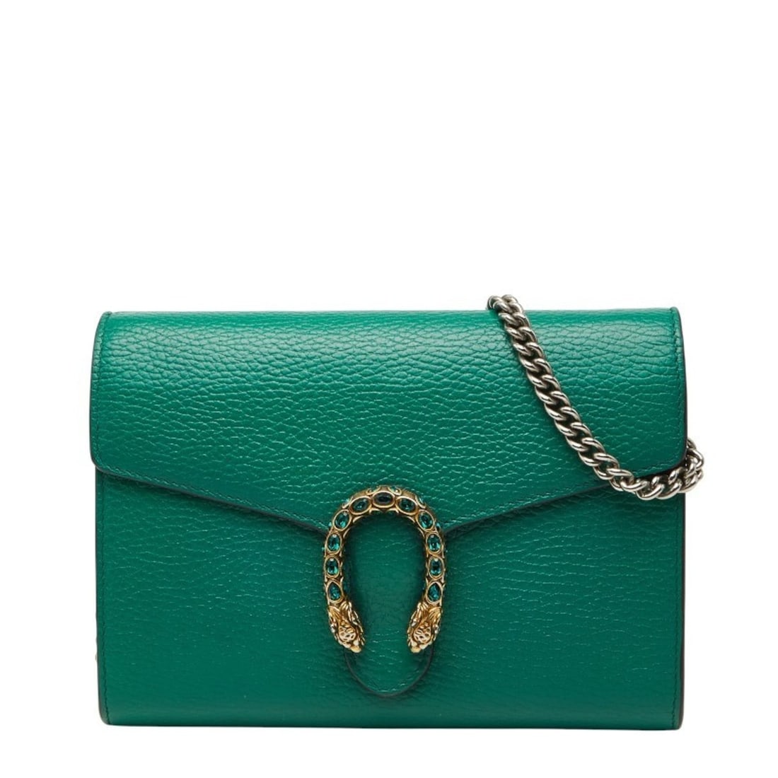 Gucci Dionysus Crossbody Chain Shoulder Bag/Wallet 401231 Green Leather Women's GUCCI (1 of 13)