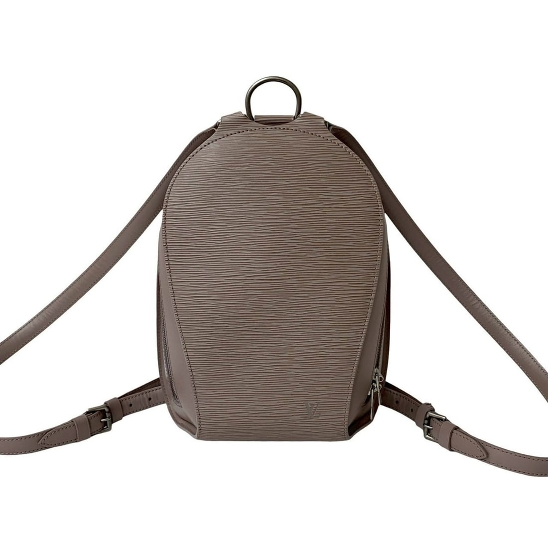 LOUIS VUITTON Cobran Epi Leather Backpack/Daypack, Lilac, 416-9: --- Catalog ---Category: SizeSize (HxWxD): 28cm x 23cm x 8cm / 11.02'' x 9.05'' x 3.14''Category: DesignType: BackpackColor: PurpleGender: WomenMaterial: Epi leather Category: GeneralBrand: Louis Vuit