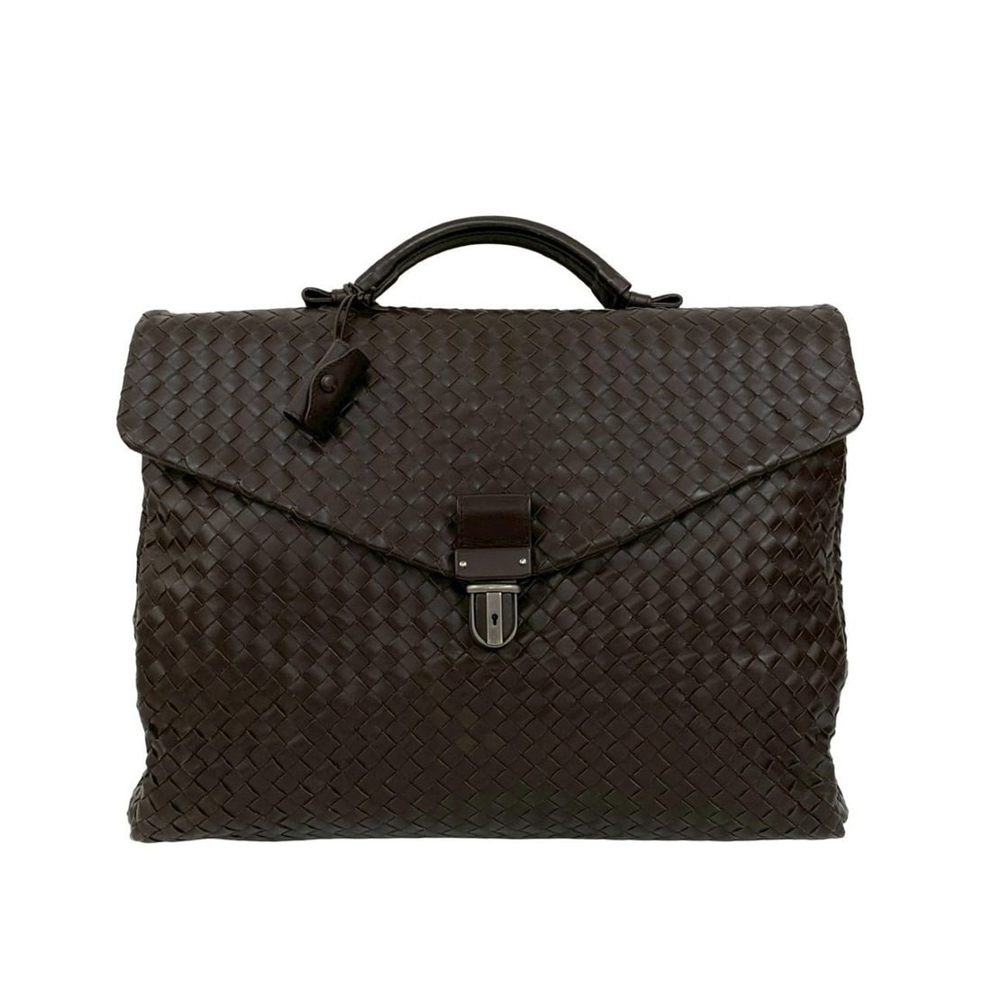 BOTTEGA VENETA Intrecciato Leather Business Bag/Briefcase, Brown, 92963 (1 of 10)