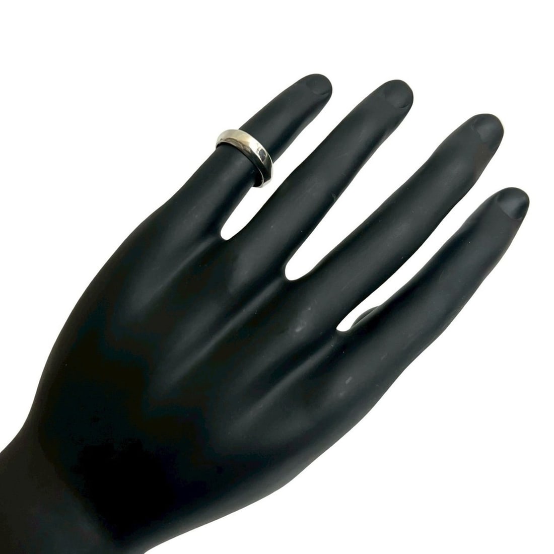 TIFFANY & Co. Tiffany Knife Edge Ring, 925 Sterling Silver, Size 9, Women's, 76763 (1 of 9)