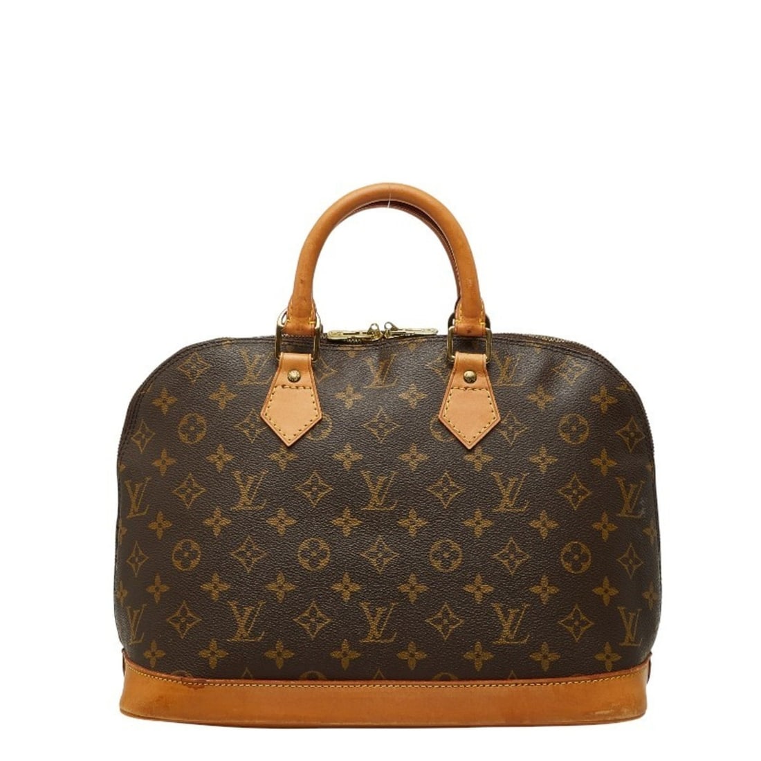 Louis Vuitton Monogram Alma Handbag M51130 Brown Leather Women's LOUIS VUITTON: --- Catalog ---Category: SizeSize (HxWxD): 23cm x 32cm x 16.5cm / 9.05'' x 12.59'' x 6.49''Category: DesignType: HandbagColor: BrownGender: WomenMaterial: PVC , Leather Category: GeneralMPN: M51130Bra