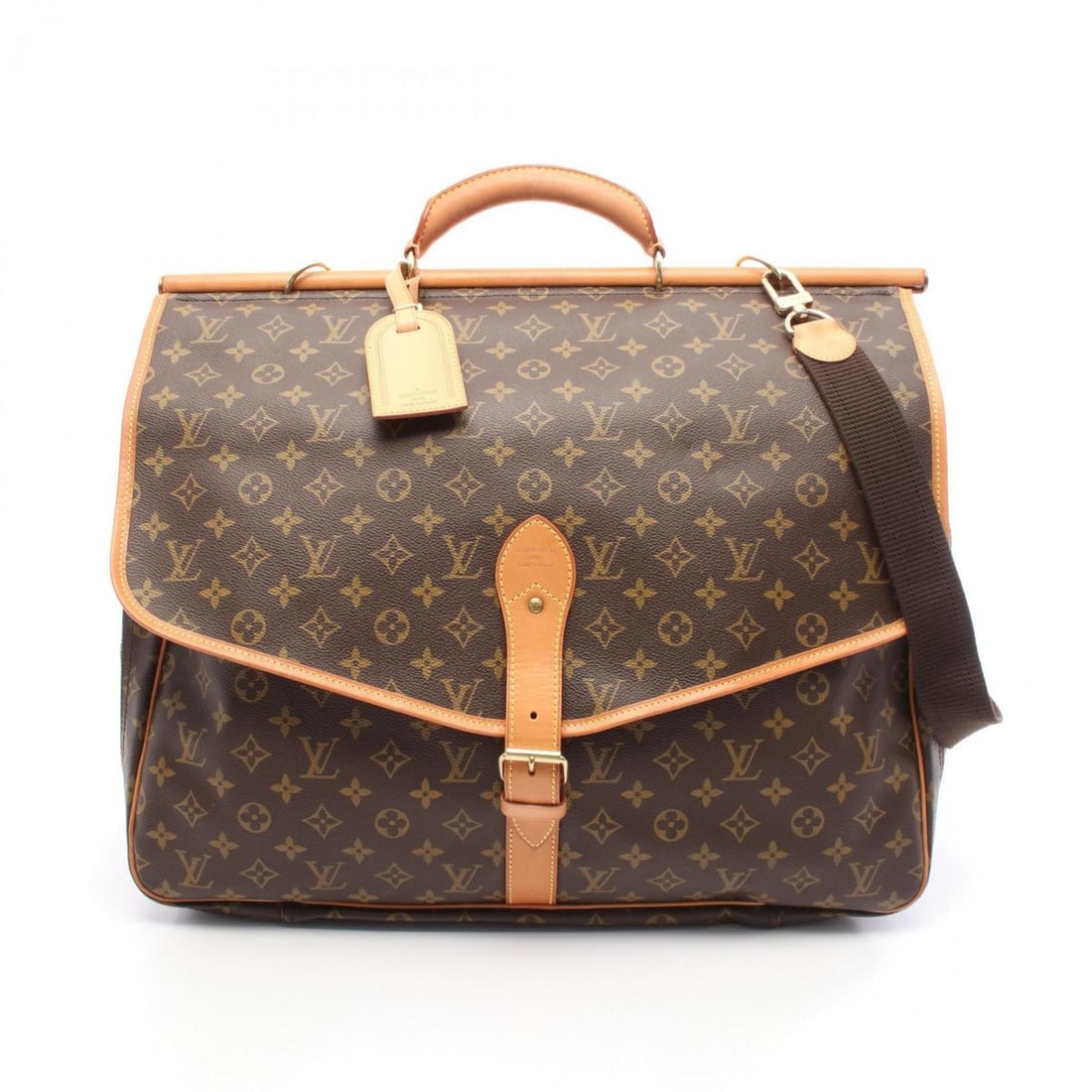 Louis Vuitton Sac Chas Boston Bag, Coated Canvas and Leather, Monogram, Brown, M41140, for Men Women (1 of 12)