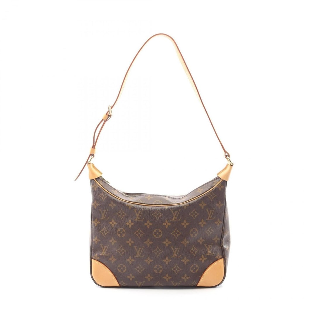 Louis Vuitton Boulogne PM Shoulder Bag, Coated Canvas and Leather, Monogram, Women's, Brown, M51265 (1 of 15)