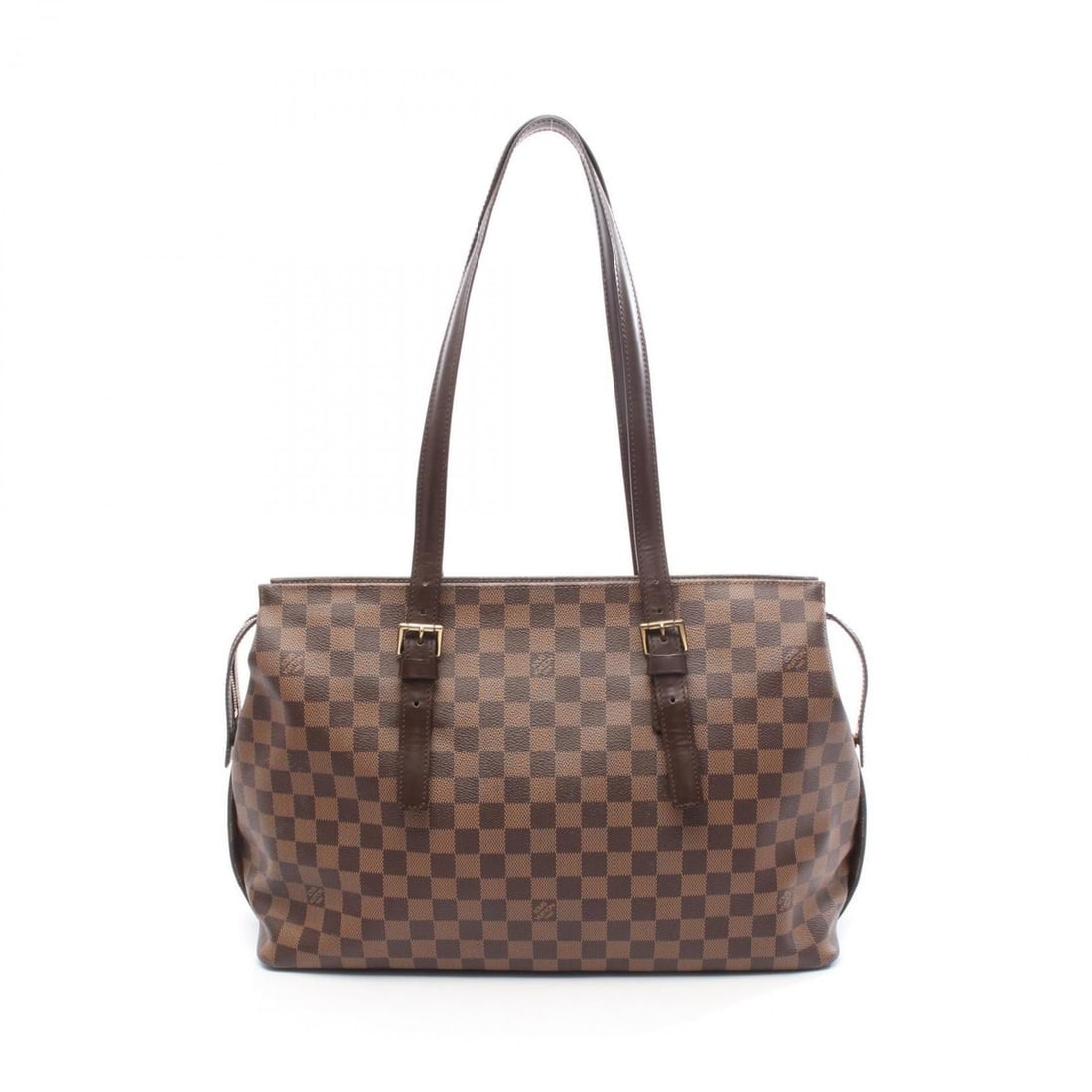 Louis Vuitton Chelsea Tote Bag, Coated Canvas and Leather with Damier Finish, Brown, N51119: --- Catalog ---Category: SizeSize (HxWxD): 28cm x 40cm x 14cm / 11.02'' x 15.74'' x 5.51''Category: DesignType: Tote bagColor: Brown, Damier CanvasGender: WomenMaterial: Coated canvas , Leather Catego